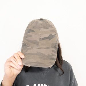 Express Camo Vintage Baseball Hat 💚🤎